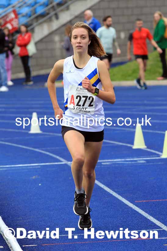 Womens under-17s 2022 Northern Road Relays, SportsCity, Manchester. Photo: David T. Hewitson/Sports for All Pics